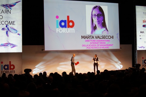 Marta Valsecchi, Direttore dell’Osservatorio Internet Media del Politecnico di Milano a IAB Forum 2015