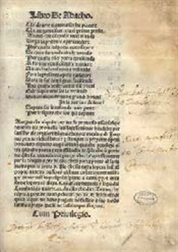 Libro de abacho di Pietro Borghi, Venezia 1509