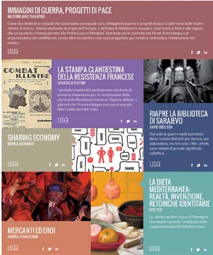 La prima pagina della rivista digitale della Fondazione, ViaRomagnosi, n. 2, luglio 2014