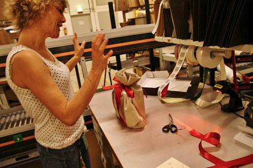 Impacchettamento regali di Natale