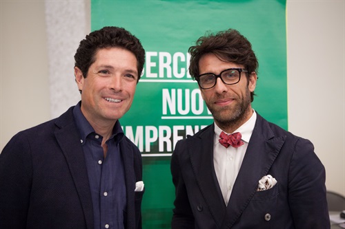 Matteo Marzotto e Cristiano Seganfreddo rispettivamente Presidente e Direttore dell?Associazione Progetto Marzotto 