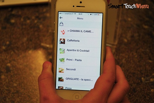 Il nuovo self- ordering da Smartphone