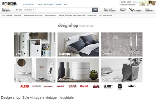 Design Shop Page Amazon.it/design