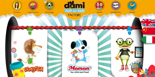 Screenshot di JustForKids di Allegra Dami