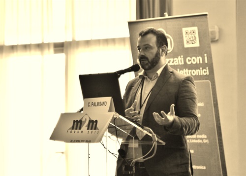 Cosimo Palmisano, VP Product Decisyon, nel panel a M2M Forum