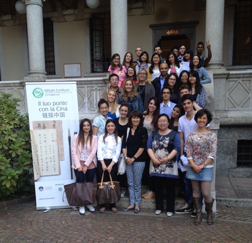 Studenti dell'Istituto Confucio