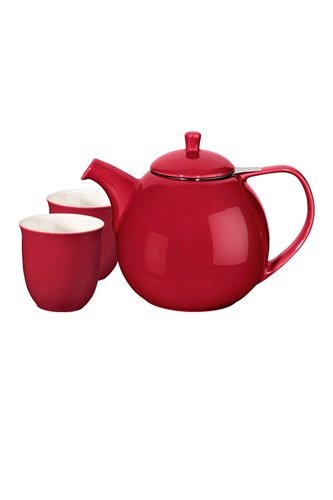 Showroomprive.it_LOV ORGANIC Teiera 0,7 l e 2 Tazze Curve in Ceramica - Bordeaux_25 Euro