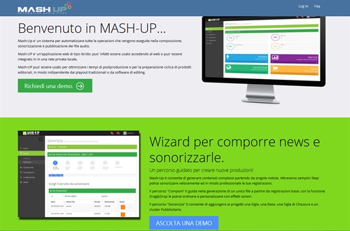 Home page di Mash Up