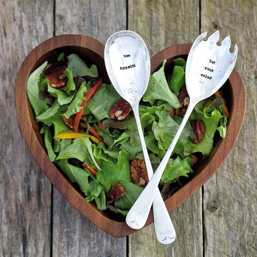 Set da insalata (forchetta e cucchiaio) Eat your salad-Bon appetit.jpg