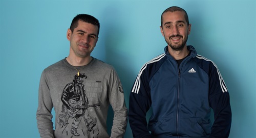 A sx Alessandro Casu Developer di Nextop/Wayonara
A dx Michele Meloni, CTO di Nextop/Wayonara