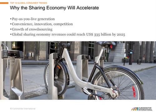 Il valore della Sharing Economy
