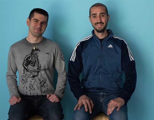 Da sx Alessandro Casu, Developer e Michele Meloni, CTO