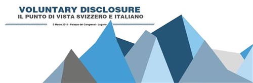 Voluntary disclosure