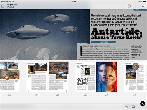 La versione digitale del Mistero magazine