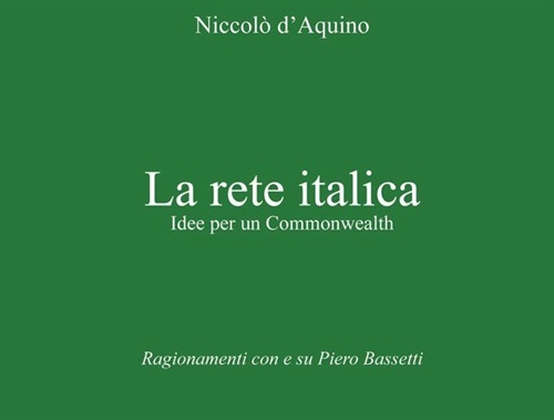La rete italica, ritaglio di copertina