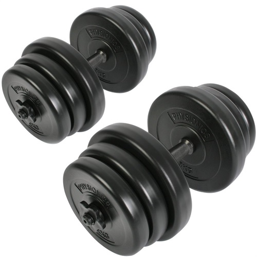Manubrio pesi - Physionics - Set da 40 kg 