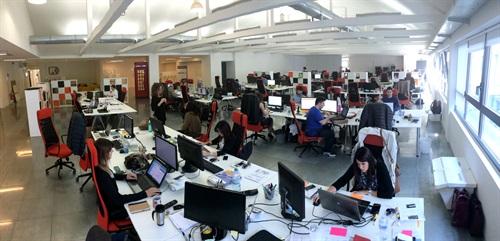 Openspace negli uffici di MotorK