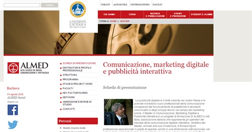 Pagina Web del Master