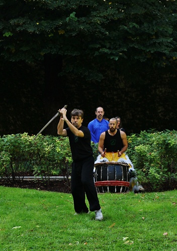 Esercitazione di arti marziali