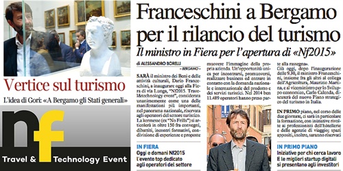 NF 2015 - alcune uscite cartacee: Il Giorno e Corriere della Sera