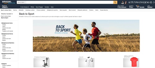 Amazon.it - Back to sport