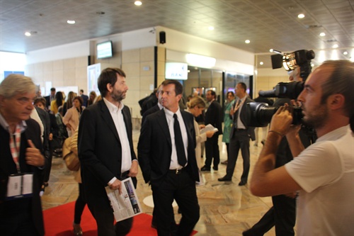 L'arrivo del Ministro Franceschini a NF2015 