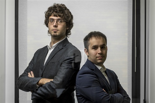 I soci fondatori, Luca (sinistra) e Saverio (destra)