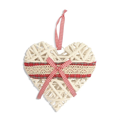 Decorazione a forma di cuore da appendere.