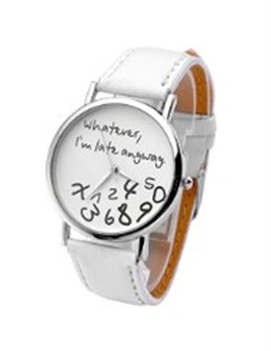 JSDDE Orologi - What ever, I 'm late Anyway Orologio da donna - Amazon.it - EUR.jpg