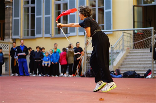 Spettacolo di arti marziali