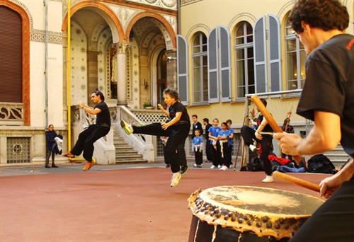 Spettacolo di arti marziali
