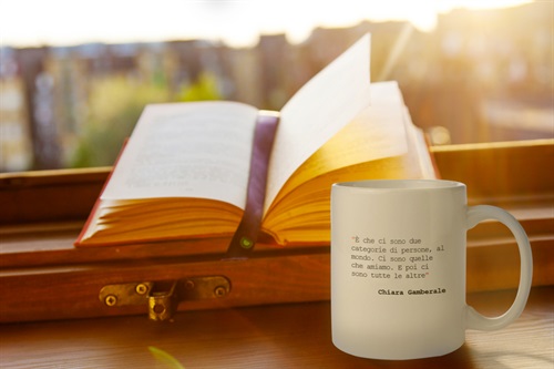 Tazza AforisMug con frase di Elena Gamberale