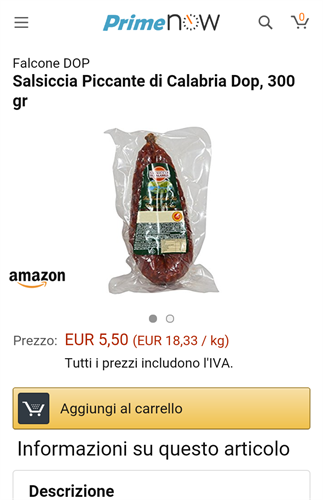 Salame piccante calabrese