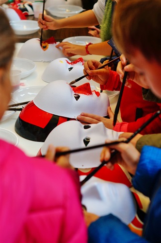 Pittura delle maschere