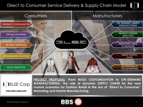 BBS groups interested to collaborate on ELSE Corp’s Direct to Consumer Service Delivery and Supply Chain models