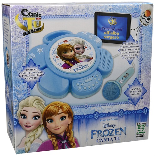 Giochi Preziosi - Frozen Macchina Karaoke Canta Tu Portatile con Microfono.