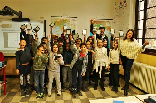 La classe 5a A dell'Istituto Tommaso Grossi