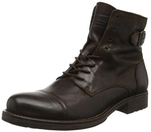 JACK & JONES Herren Jfwsiti Leather Boot Combat