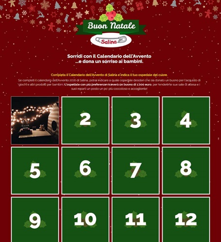 Calendario dell'Avvento 2016 - Salina