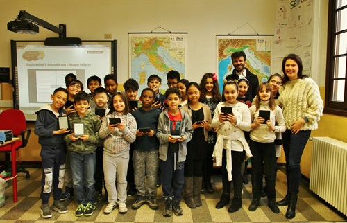 La classe 5a A dell'Istituto Tommaso Grossi