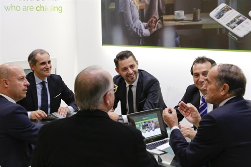 Il Board di TheBC con il presidente Marco Landi e il ceo Roberto Calculli