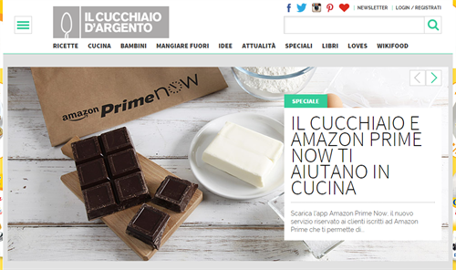 L'iniziativa su Cucchiaio.it