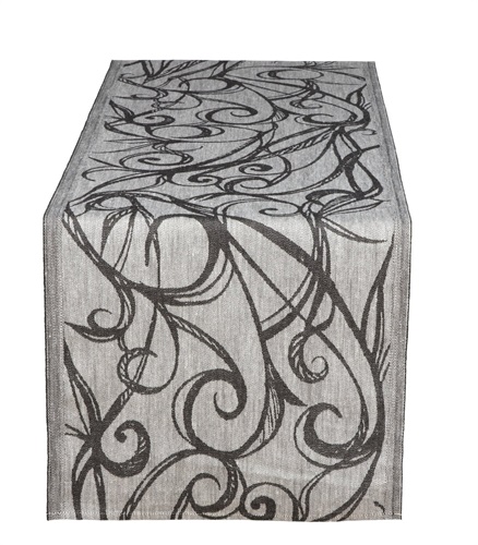 Runner da tavolo in lino-cotone.