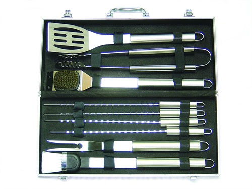 Blinky - Set-Valigia di 10 Pezzi per Barbecues.