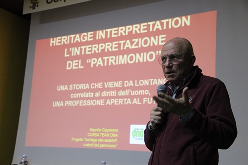 Maurilio Cipparone durante il seminario