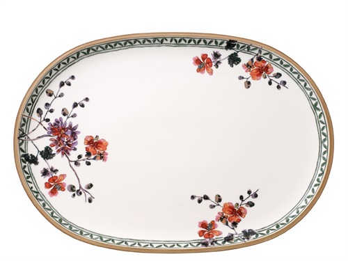 Villeroy & Boch Artesano Provencal Verdure Piatto Pesce, Porcellana, Fiorato, 1 Pezzo