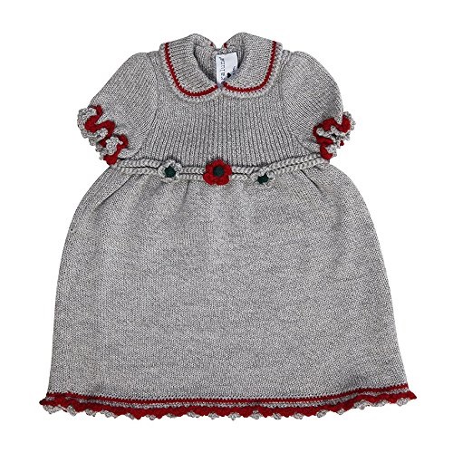 Chiaraluna Maglieria - Abitino NY, Taglia 1 Mese - Fino A 3 Kg - Lunghezza 54 Cm