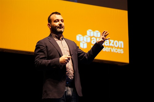 Cosimo Palmisano nel corso del suo speech