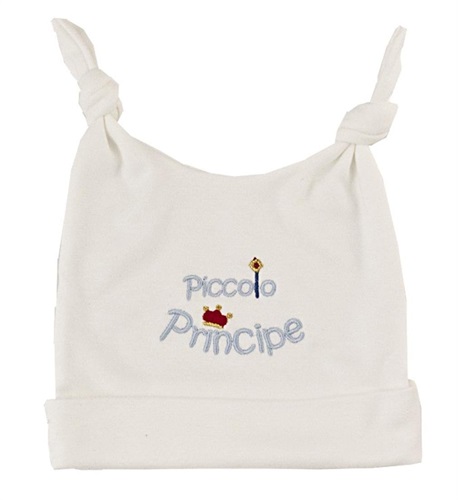 Zigozago - Cappellino Principe-Principessa - Colore Azzurro