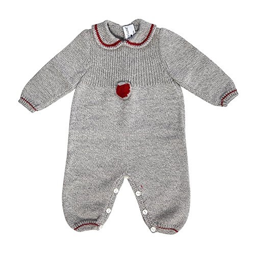 Chiaraluna - Tutina NY, Taglia 3 Mesi - Fino A 5 Kg - Lunghezza 58 Cm